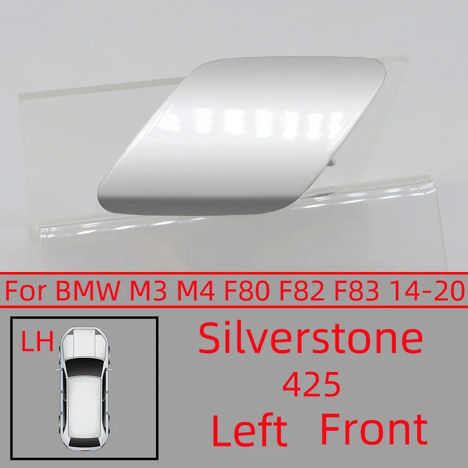 Front Rear Bumper Cover Headlight Washer Cover Cap For BMW M3 M4 F80 F82 F83 2014-2020 Towing Hauling Shell Lid Trim Auto Parts