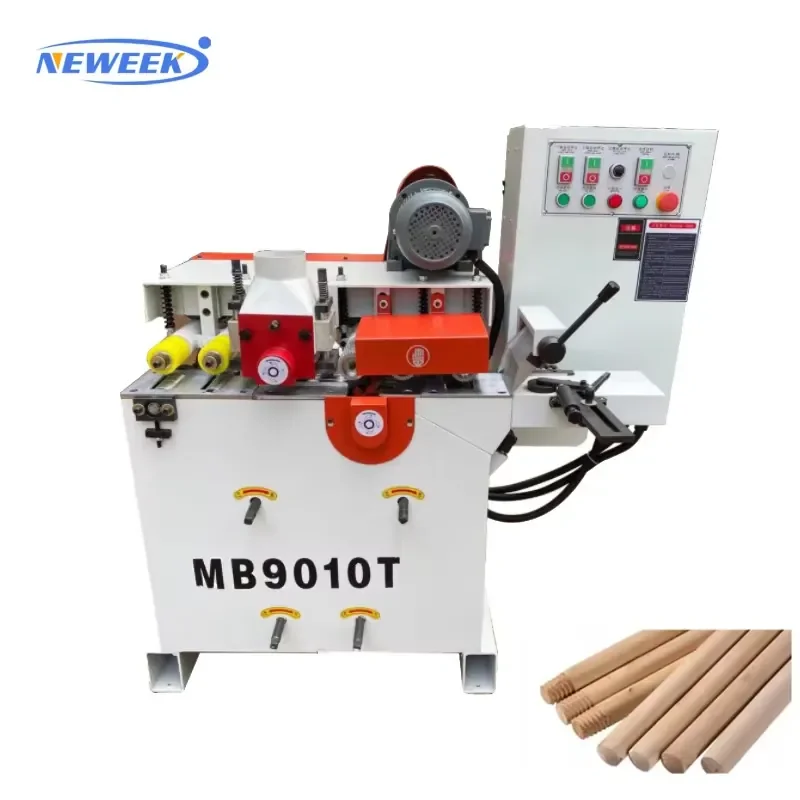 NEWEEK High Quality Stick Machine Rounding Mop Machine Multiple Round Wood Stick Making Machine