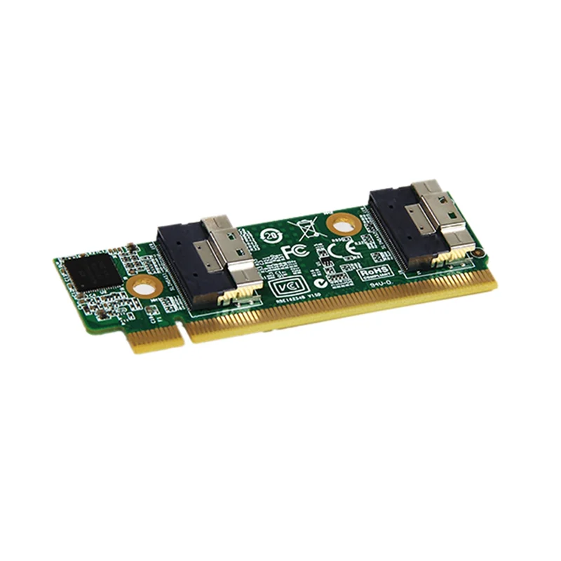 

SR-SFF-8654 Адаптер карты расширения Высокоскоростные адаптеры Pcie Pcle 4.0 16X к SFF-8654 для 1U для компьютерных серверов