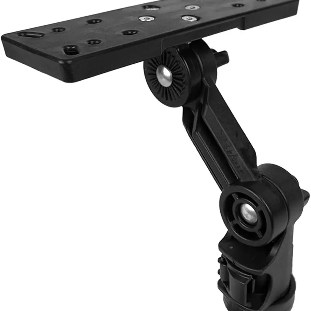 

LockNLoad Fish Finder Mount | Adjustable Kayak Track Mount System | Secure Sonar Holder for Garmin, Lowrance & Raymarine | Fits