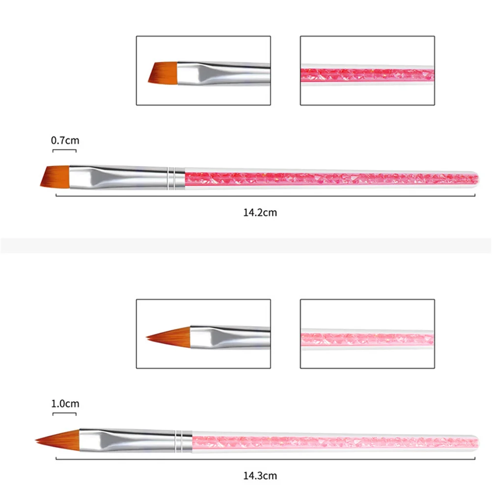 

10Pcs Nail Art Pens Set Durable Nylon Brush Professional and Personal Use Nail Painting Pen Manicure Tools Drawing Pen