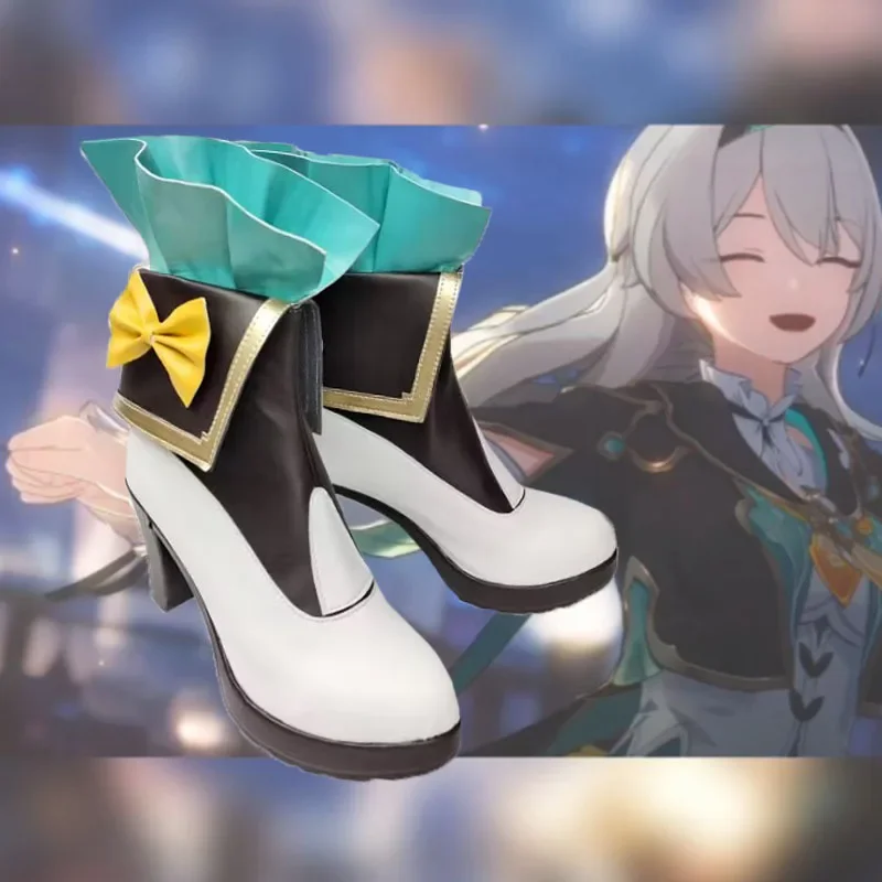 Firefly Cosplay Shoes para Mulheres, Game Star Rail Role Play Shoes