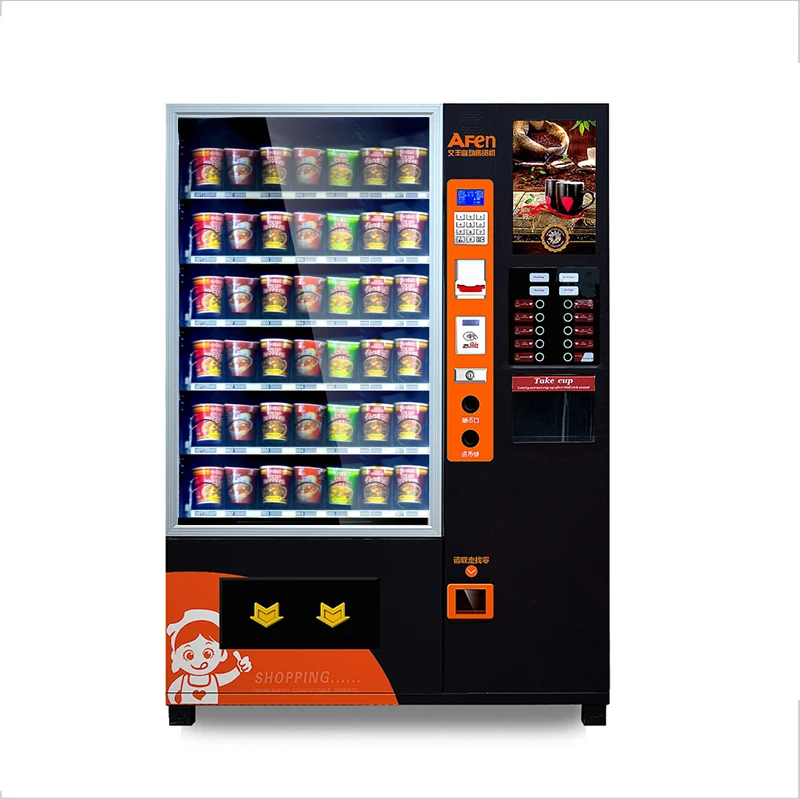 AFEN cell cabinet community store instant noodle cup noodle healthy coffee vending machine