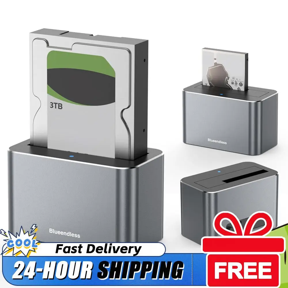 

Внешняя док-станция USB 3.0 5Gbps для жестких дисков SATA/SAS, поддерживает 2.5/3.5-дюймовые SATA HDD/SSD, объем до 20 ТБ.