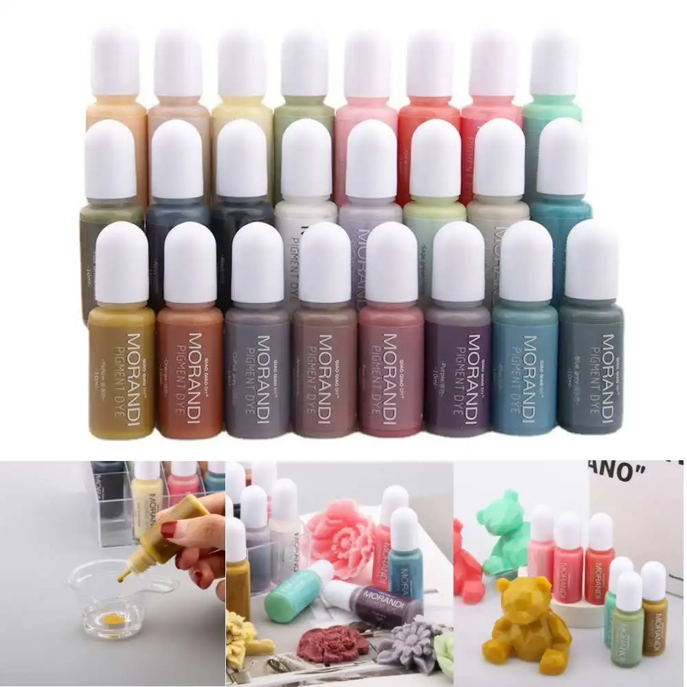 24 Color Candle Wax Dye Highly Concentrated Candle Color Dye Oil-Based Liquid Candle Dye for Soy Wax Candle Making