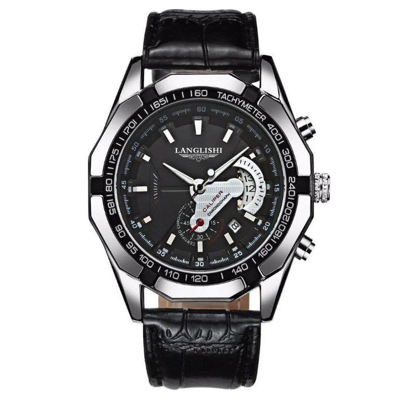 

Waterproof Luminous Fully Automatic Men's Student Korean Version Trendy and Fashionable Quartz Watch Domineering Men's Watch