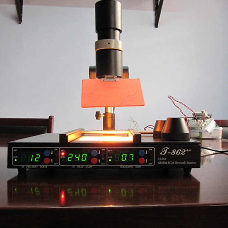 T-862 Electric Small Infrared Repair Station Circuit Board Surface Mounting Maintenance Equipment Infrared Desoldering Station