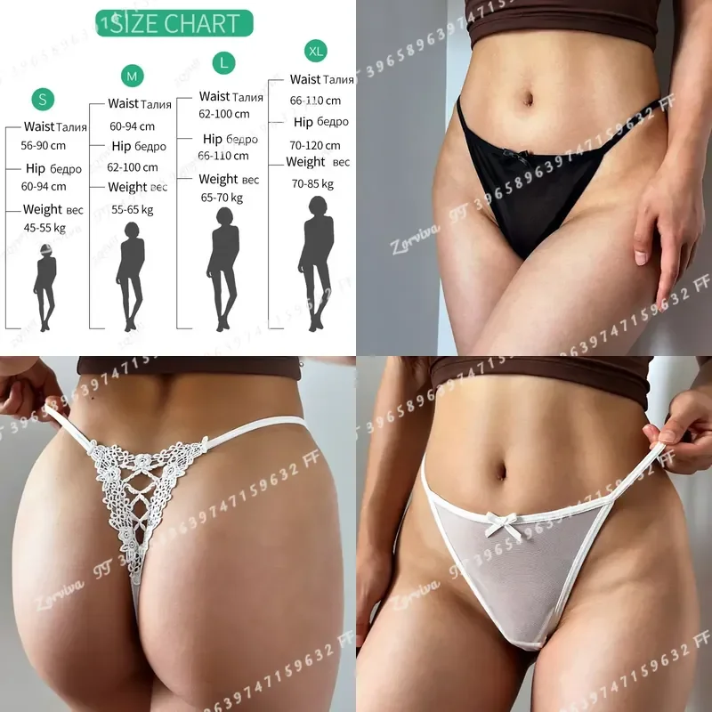 Sexy Lace G String Thong Panties for Women Hollow Out Transparent Thin Underwear Female Low Waist Lingerie Briefs