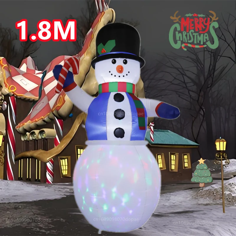 سترة زرقاء بخامات للكريسماس ، نماذج رجل الثلج ، أضواء ليد مدمجة ، ديكور مرح داخلي وخارجي ، مستلزمات حفلات أعياد الحديقة ، صيحات أعياد الميلاد #3