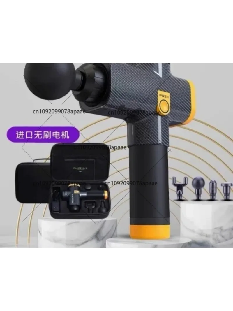 

Портативный тихий электрический массажный пистолет для глубоких тканей, 4-скоростной регулируемый вибрационный спортивный массажер для спортсменов, восстановление мышц