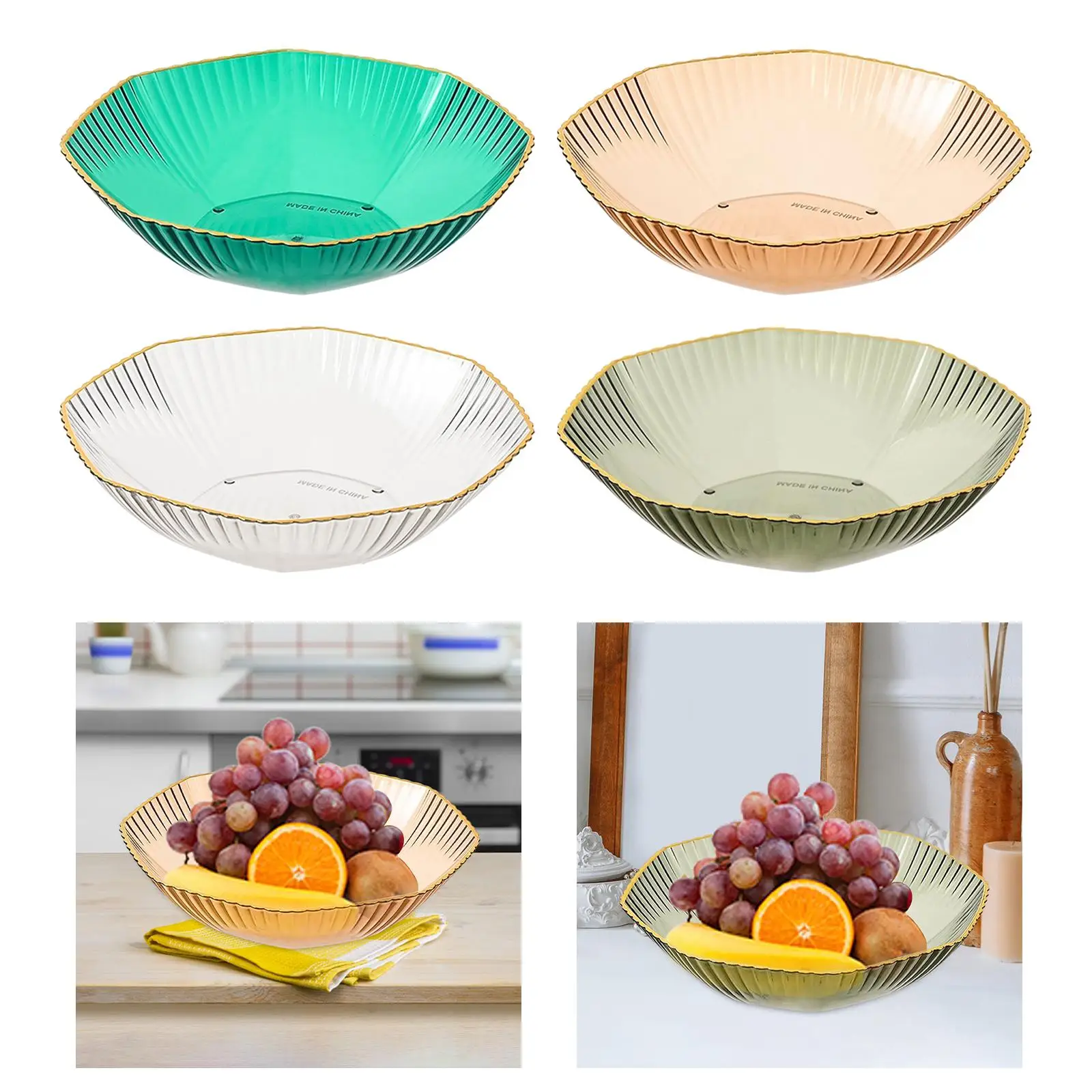 Dried Fruit Plate Snack Plate for Jewelry Kitchen Counter Decoration