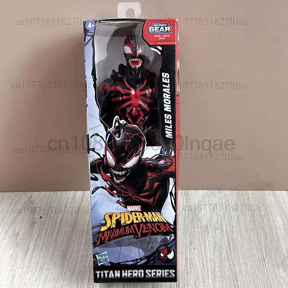 30 سنتيمتر جديد الصلب العنكبوت تيتان بطل المسلسلات الرجل العنكبوت ماكسيموم فينوم مايلز موراليس انفجار والعتاد عمل نموذج لجسم اللعب غرفة ديكور