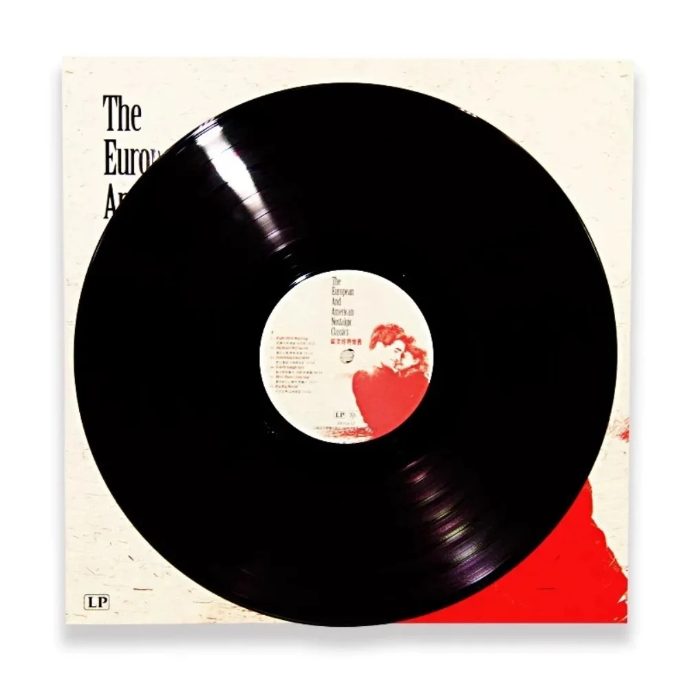 ألبوم أقراص مضغوطة من الفينيل LP للموسيقى الغربية الحنين الكلاسيكية - قرص 12 بوصة حصريًا لجامعي جراموفونات الموسيقى العتيقة