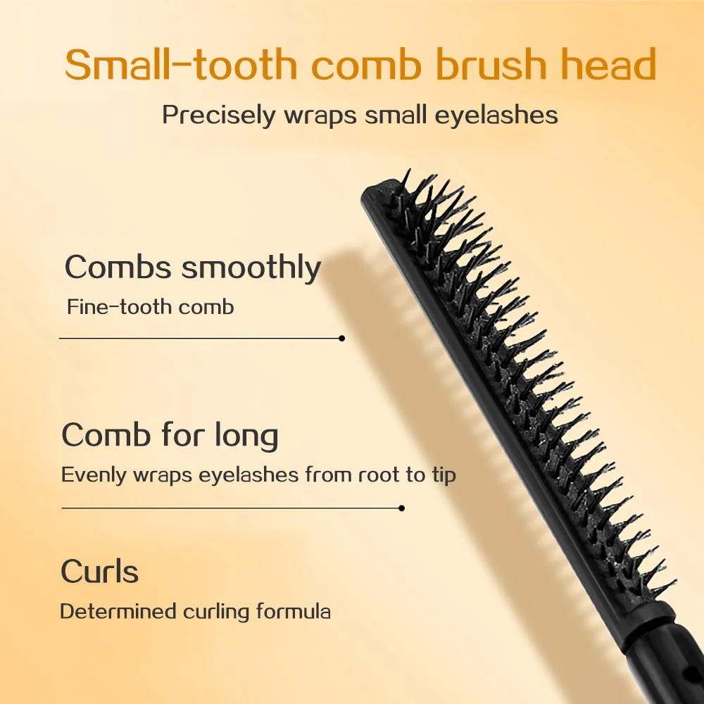 GECOMO slim three-dimensional mascara, each eyelash is clearly curled and does not smudge, long-lasting eyelash primer