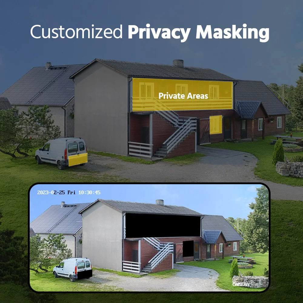 ANNKE H.265 + 8CH 5MP DVR zestawy monitorujące 8 szt. 5MP kamery zewnętrzne PIR IP67 odporne na warunki atmosferyczne DVR SECUR Alarm System kamer