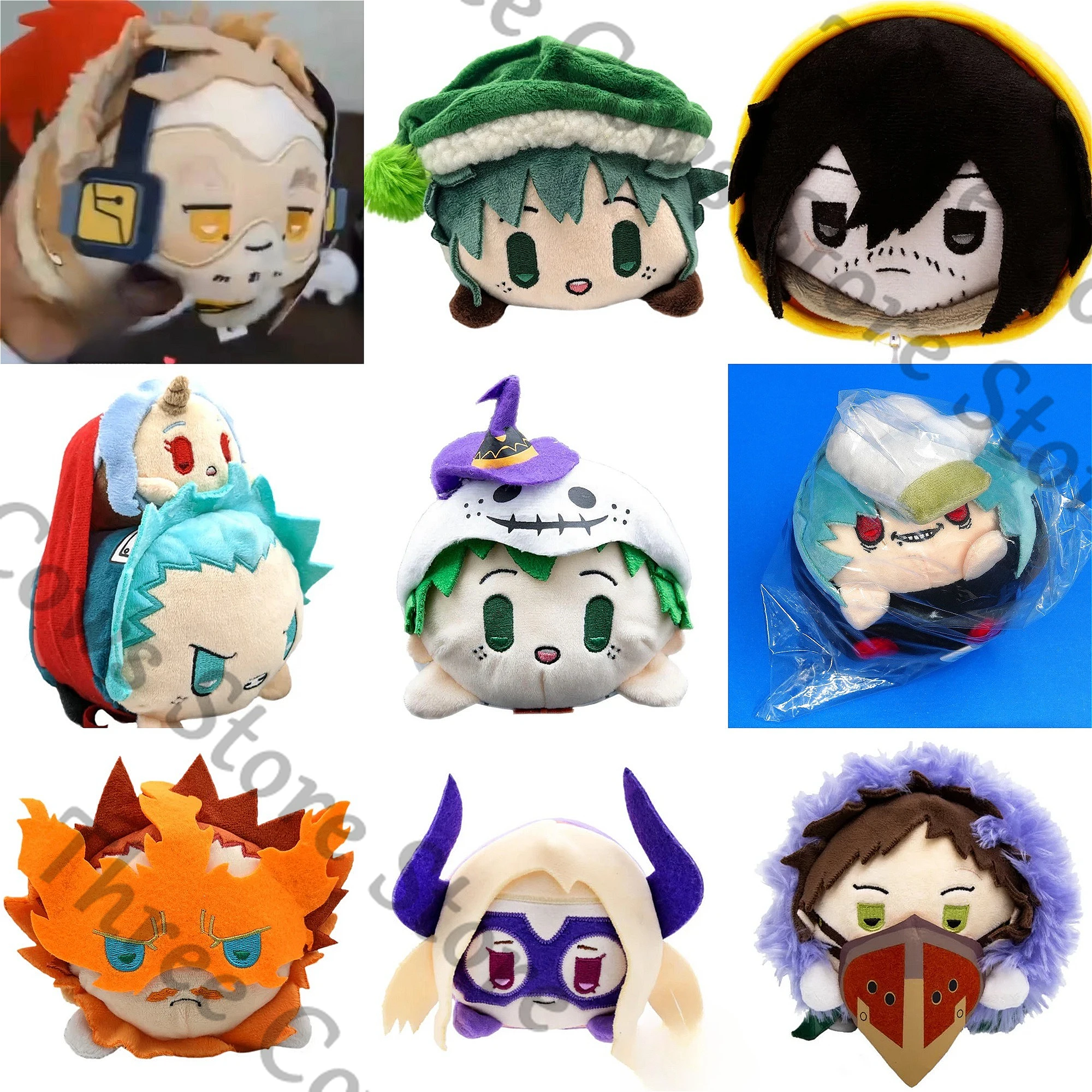 

Anime My Hero Academia Todoroki Shoto Midoriya Izuku Aizawa Shouta Endeavour Overhaul TWICE Hawks Cosplay Maumet Puppet Gift