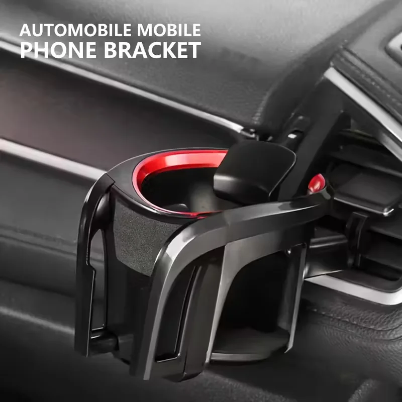 

1pcs Automobile Multi-Functional Cup Holder Car Drink Holder Vent Mounted Phone Holder Ashtray Mounting Bracket