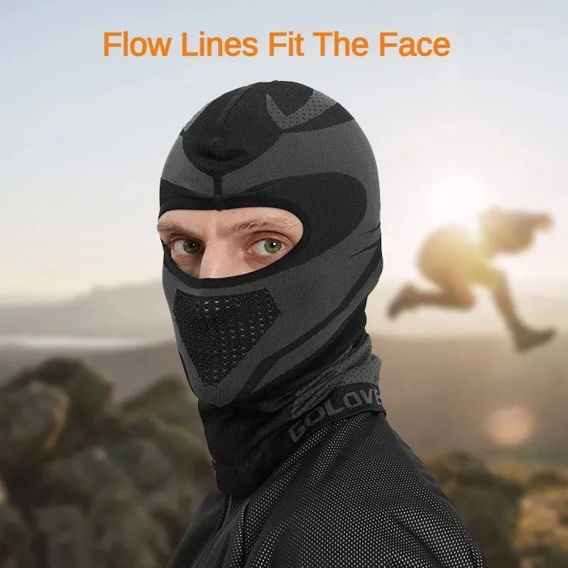 Windproof Full Face Mask Breathable Motorcycle Balaclava Helmet Lining Bicycle Cycling Sports Masks Headgear for Men Women