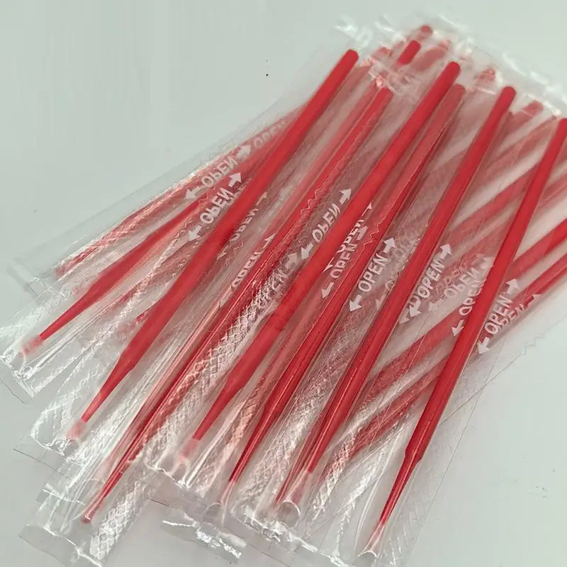 Micro brosse jetable pour enlever les cils, 50/100 pièces, écouvillon, baguettes de Mascara, applicateur, Extension de cils, pinceaux de maquillage, outils