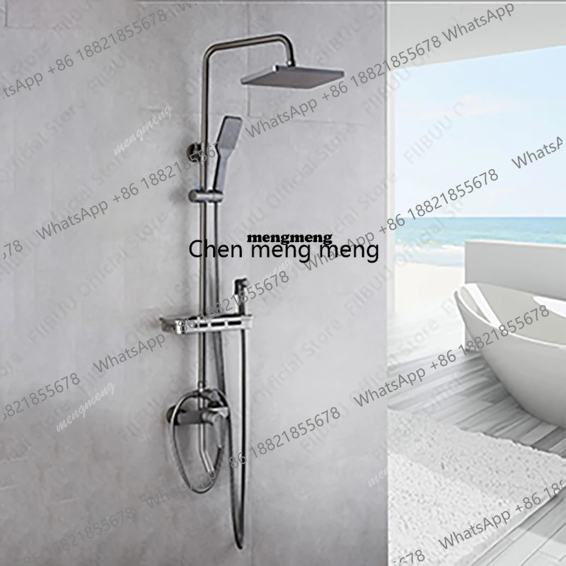Water Saving Shower Set Multifunction Pressurized Shower System Wall Mounted Showers Handheld Shower Head Bathroom Accessories