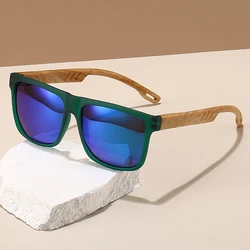 KAMMPT Vintage Square Sunglasses Men Retro Mirror Outdoor Casual Sun Glasses Women New Fashion Brand Design Anti-UV Decor Shades