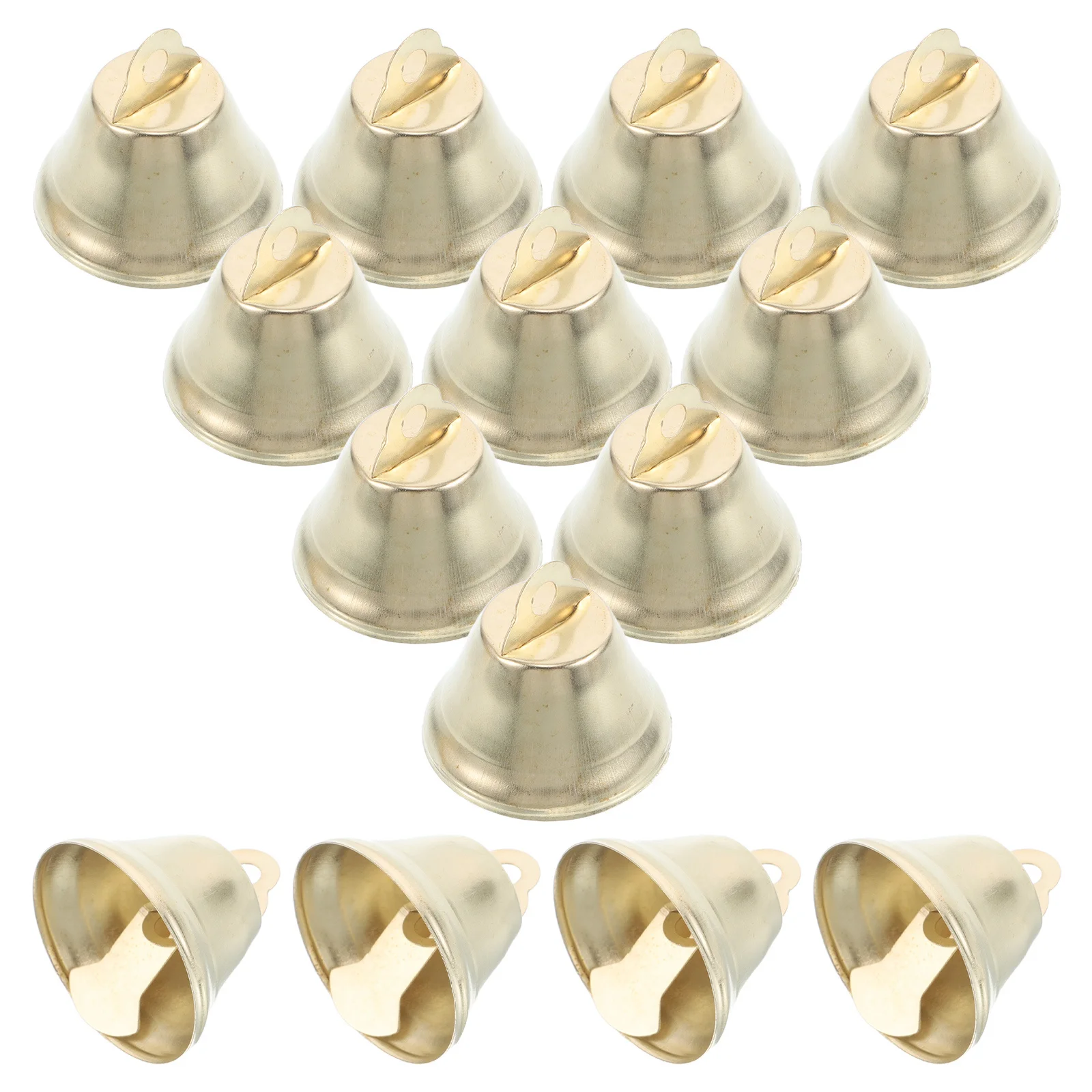 

30pcs Decorative Wind Chime Vintage Mini Jingle Bells For Craft Diy Home Decor Festive Decoration Hanging Bell Charms Metal