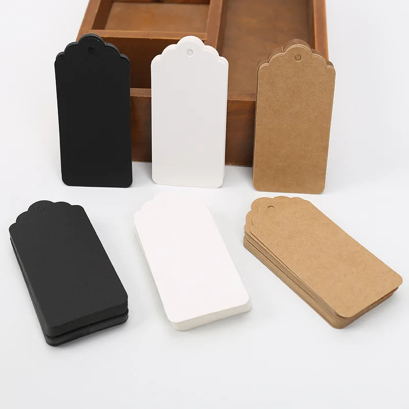50/100 Stück leere Hängeetiketten aus Kraftpapier mit Löchern aus Hanfseil, verstellbare Seillänge, handgeschriebene Karte, Party-Geschenke, Etiketten TMZ – Detail 6