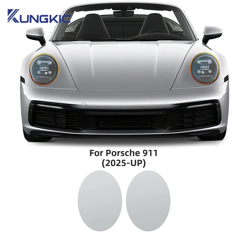 

for Porsche 911 2025 Car Headlight Rearview Film Protective Film Smoked Transparent Refit Sticker PPF TPU Paint Protection