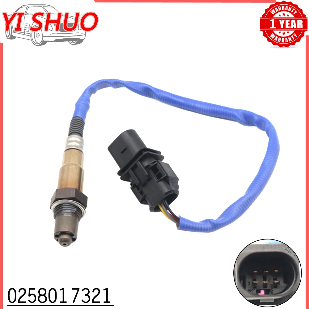 

Upstream Air Fuel Ratio Probe Lambda O2 Oxygen Sensor 0258017321 For FORD FOCUS II III 2.0L USA MUSTANG 5.0 GT 2010-2015