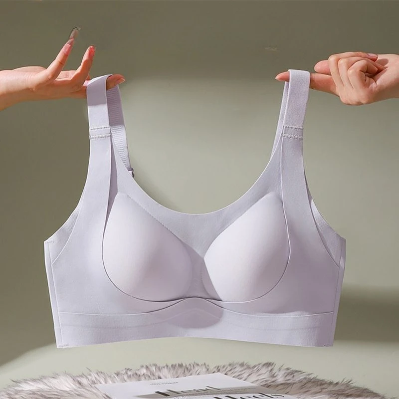 

Ultra Thin Women's Underwear Elegant Without Steel Ring Women's Suit Comfortable Breathable Close Fitting Charming Women's Bra