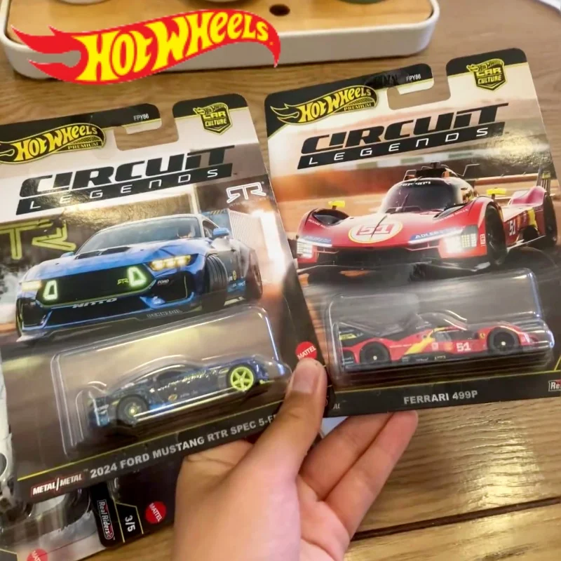 

Оригинальный чехол Hot Wheels Car Culture Series Ferrari Porsche Mustang Subaru 2025 K (Mix 5) Circuit Legends Премиум 1:64 Автомобиль в подарок