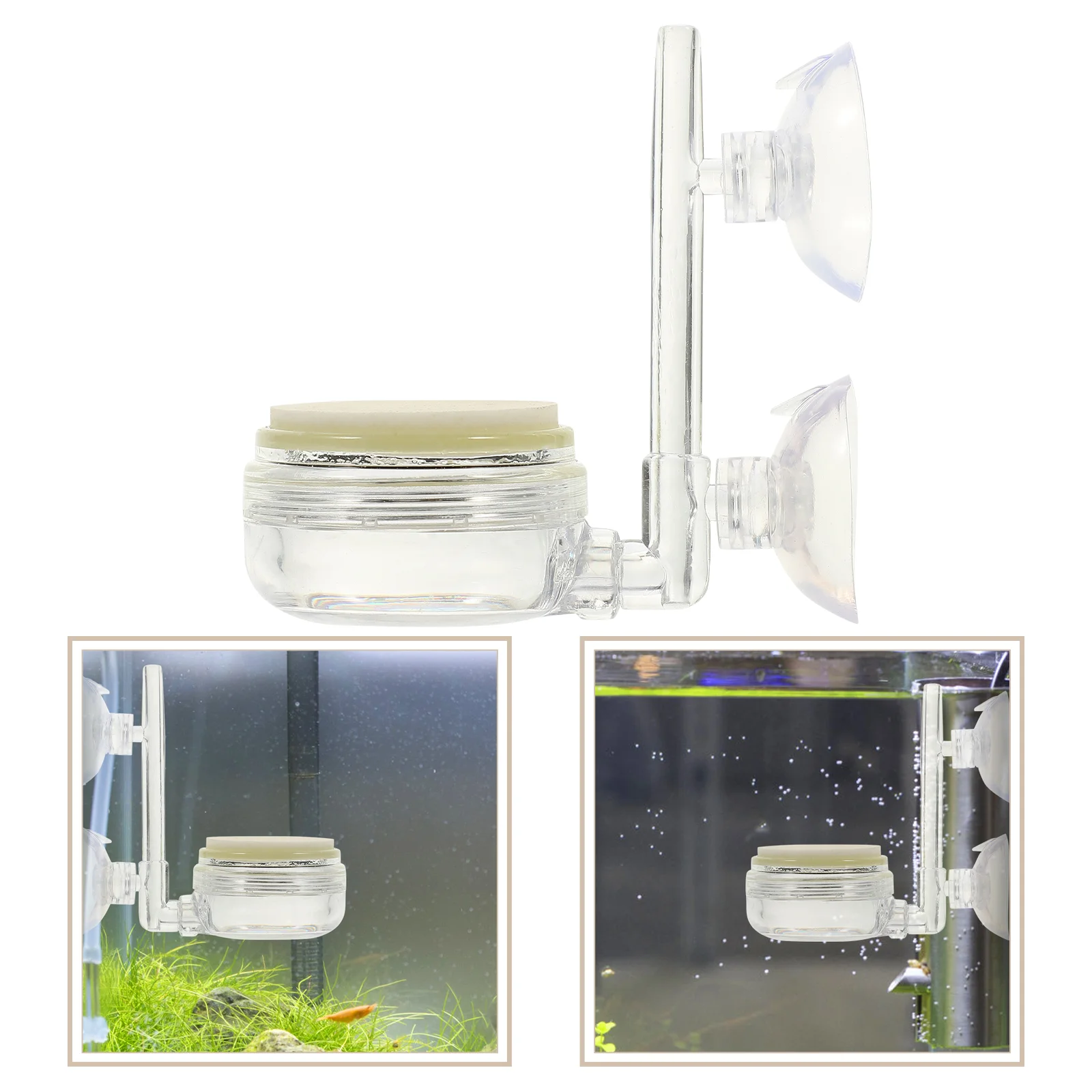 Air Stones for Aquariums Fish Tank Bubble Tray Regulator Oxygen Bubbler Diffuser