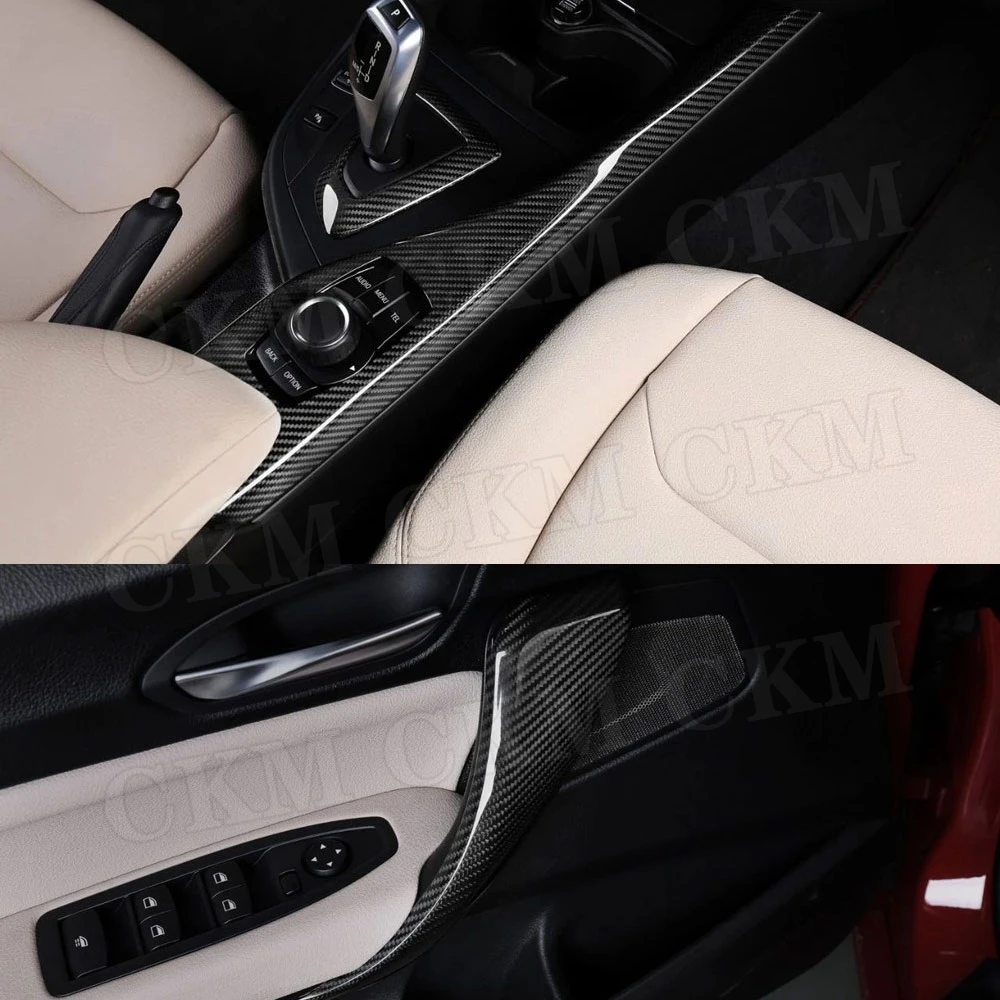 

Сухая мультимедийная кнопка из углеродного волокна, накладка на панель переключения передач, дверные ручки, рамка, крышки для BMW F20 F21 2012-16 F22 F23 2015-19