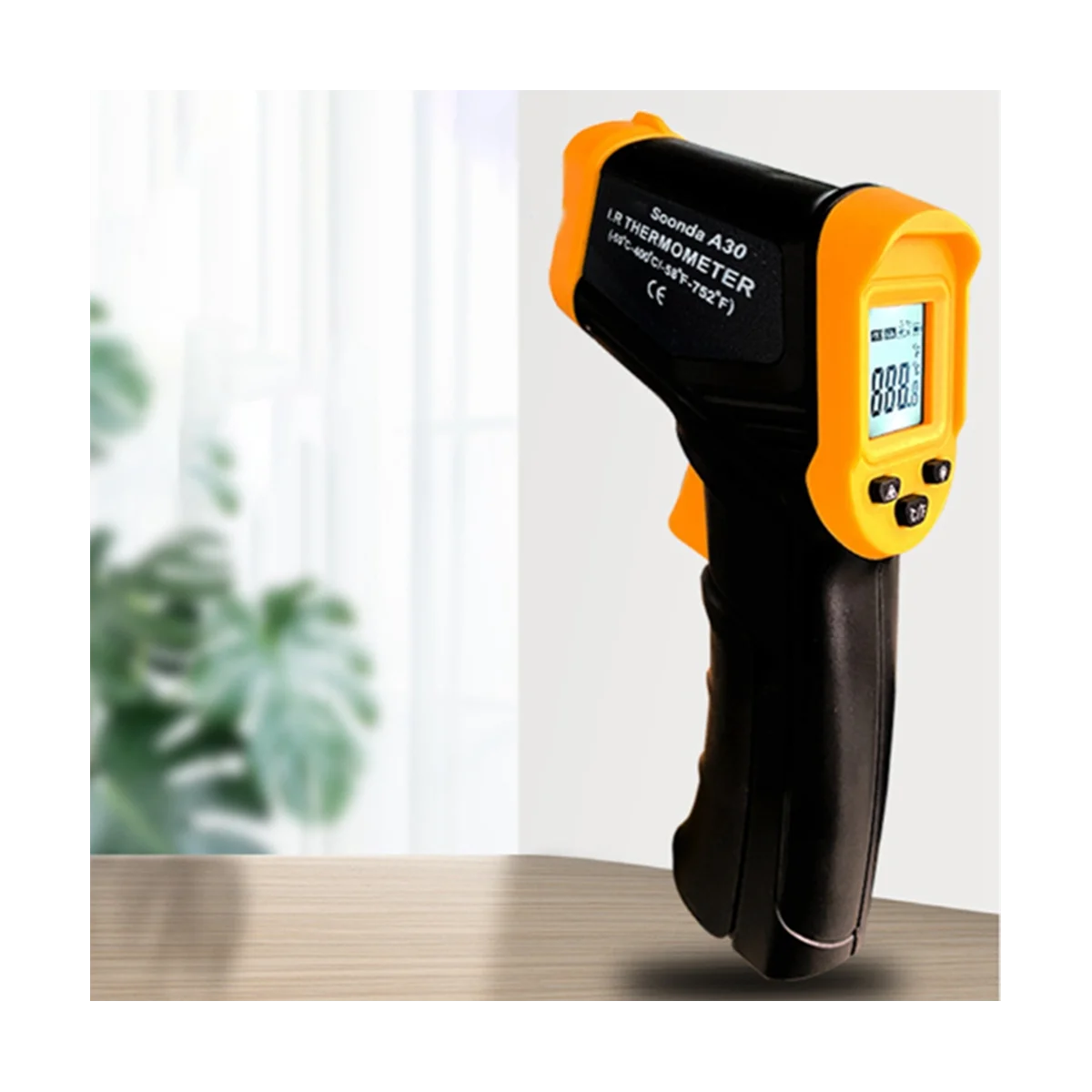 Digital Infrared Thermometer for Cooking,BBQ,Pizza Oven,Ir Thermometer with Backlight,-58℉-932℉(-50℃-500℃)