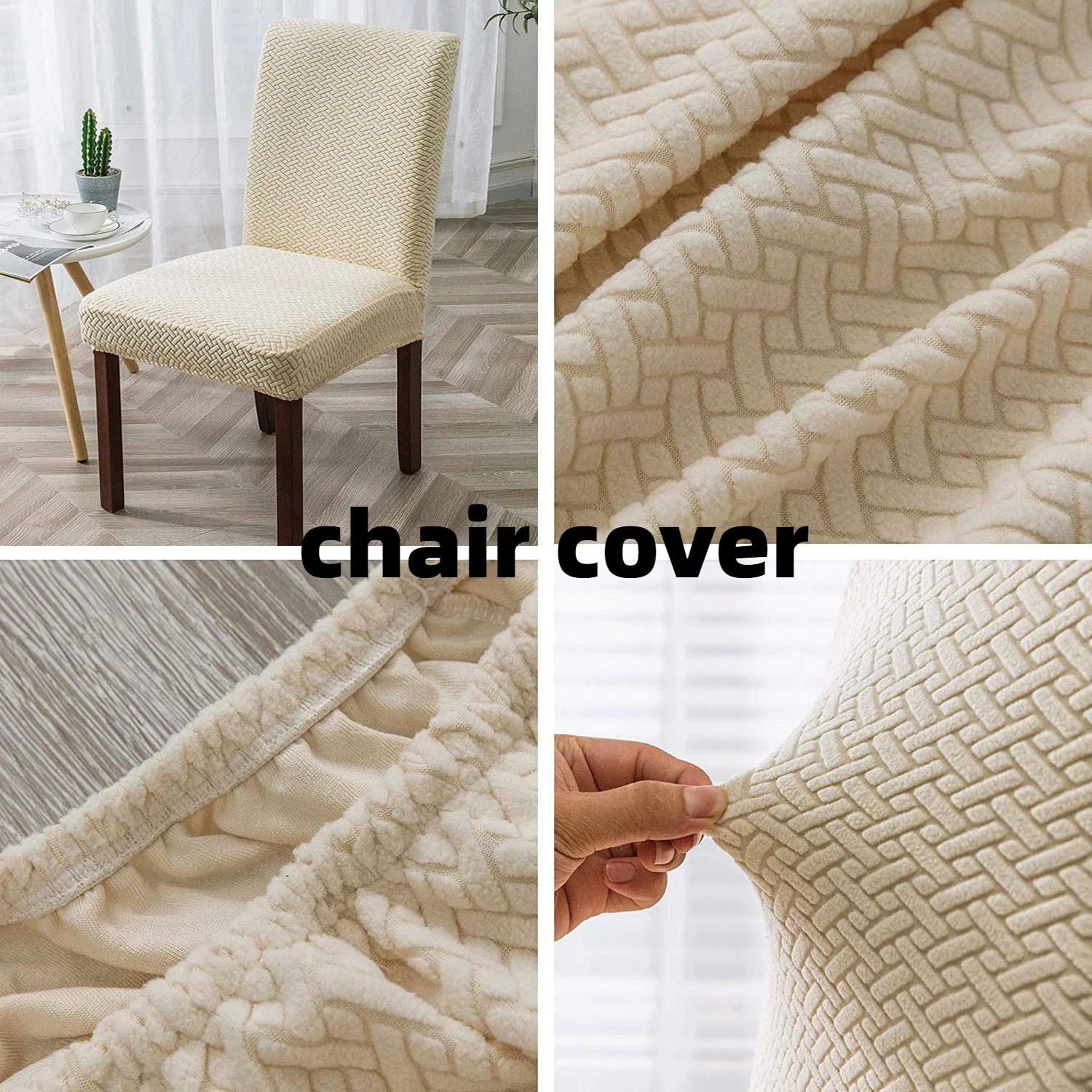 

Elastic Universal Size Durable Chair Cover Elastic, Suitable for Everyone's Seat, Living Room, Family Dining Chair Cover