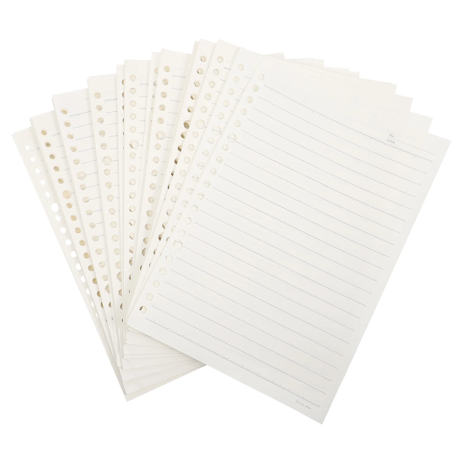 

150Pcs A5 Loose-Leaf Refill Paper Vintage Style Notebook Replacement Pages for Journaling Note Taking Study A5 Loose-Leaf Paper