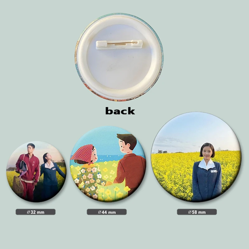 Hot Korean Drama When Life Gives You Tangerines Enamel Pin Creative Brooch for Bag Clothing Decor Metal Badge Fans Collect Gifts