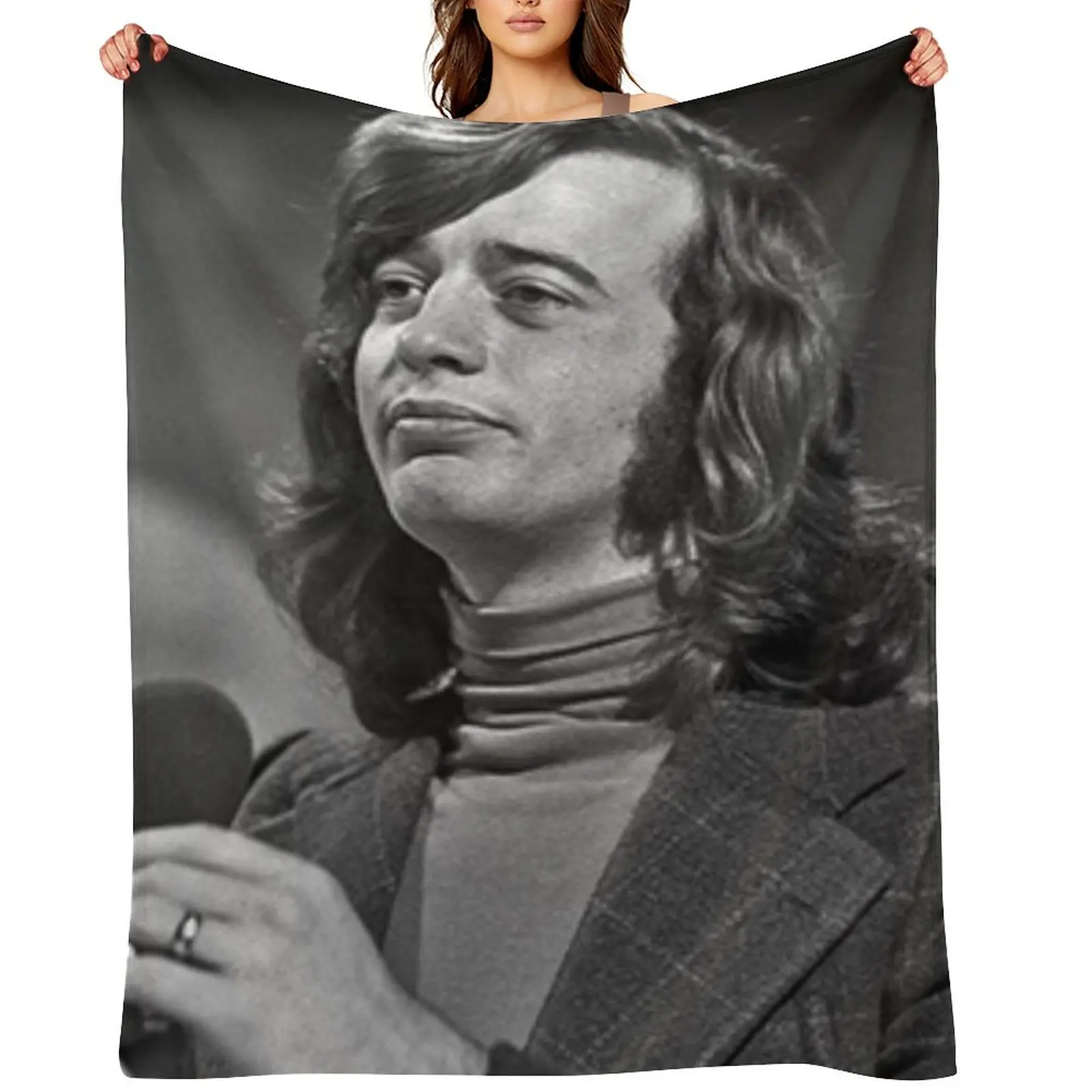 Robin Gibb Throw Blanket Soft Plush Plaid Single Summer Beddings Camping Blankets