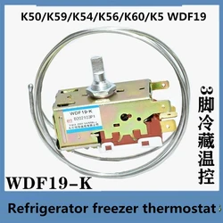 Termostat regulatora temperatury lodówki WDF19-K K50/K59/K54/K56/K60/K5 przełącznik kontroli temperatury zamrażarka 250V AC