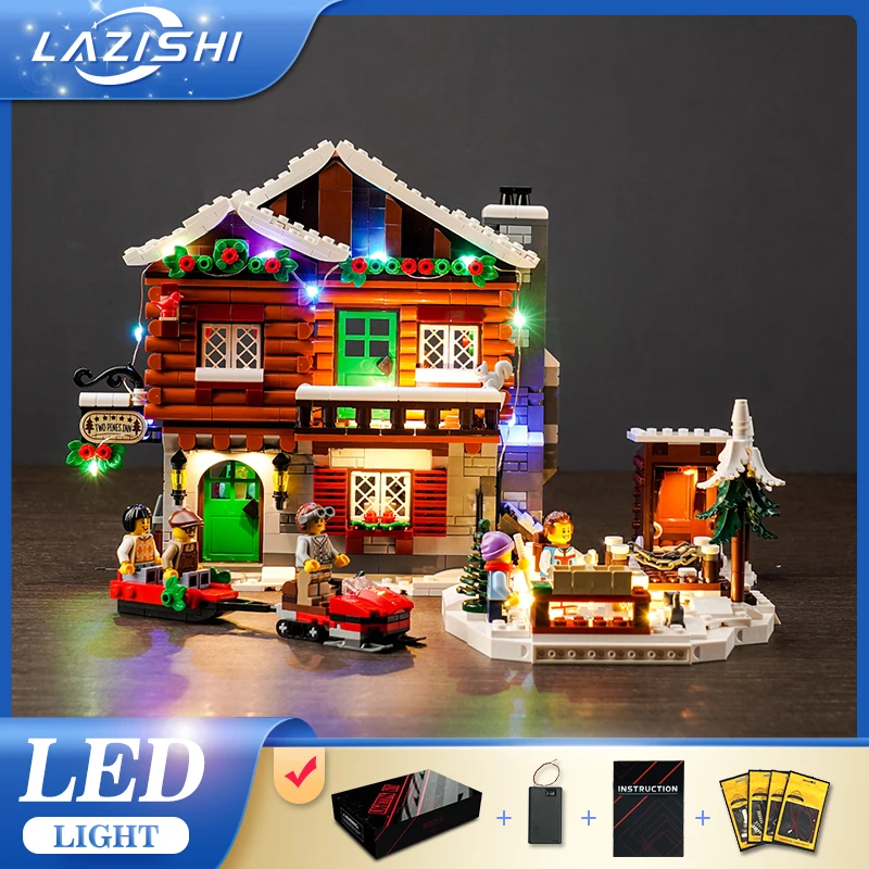 Lazishi LED 10325 set suitable for Alpine Lodge building blocks (only including lighting accessories)