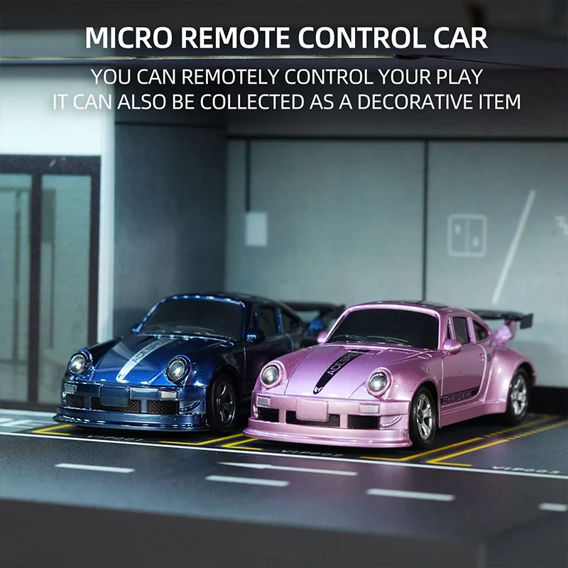 Explosivo 1/64 Mini coche de Control remoto Rc 2,4g coche de deriva de juguete nuevo modelo con simulación de iluminación modelo de coche de aleación juguetes personalizados regalo