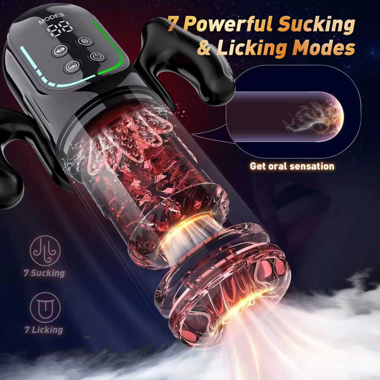 Telescopic Rotation Masturbator Cup Vagina Masturbation Blowjob Adults Sex Toys for Men Male Piston Automatic Mastubator