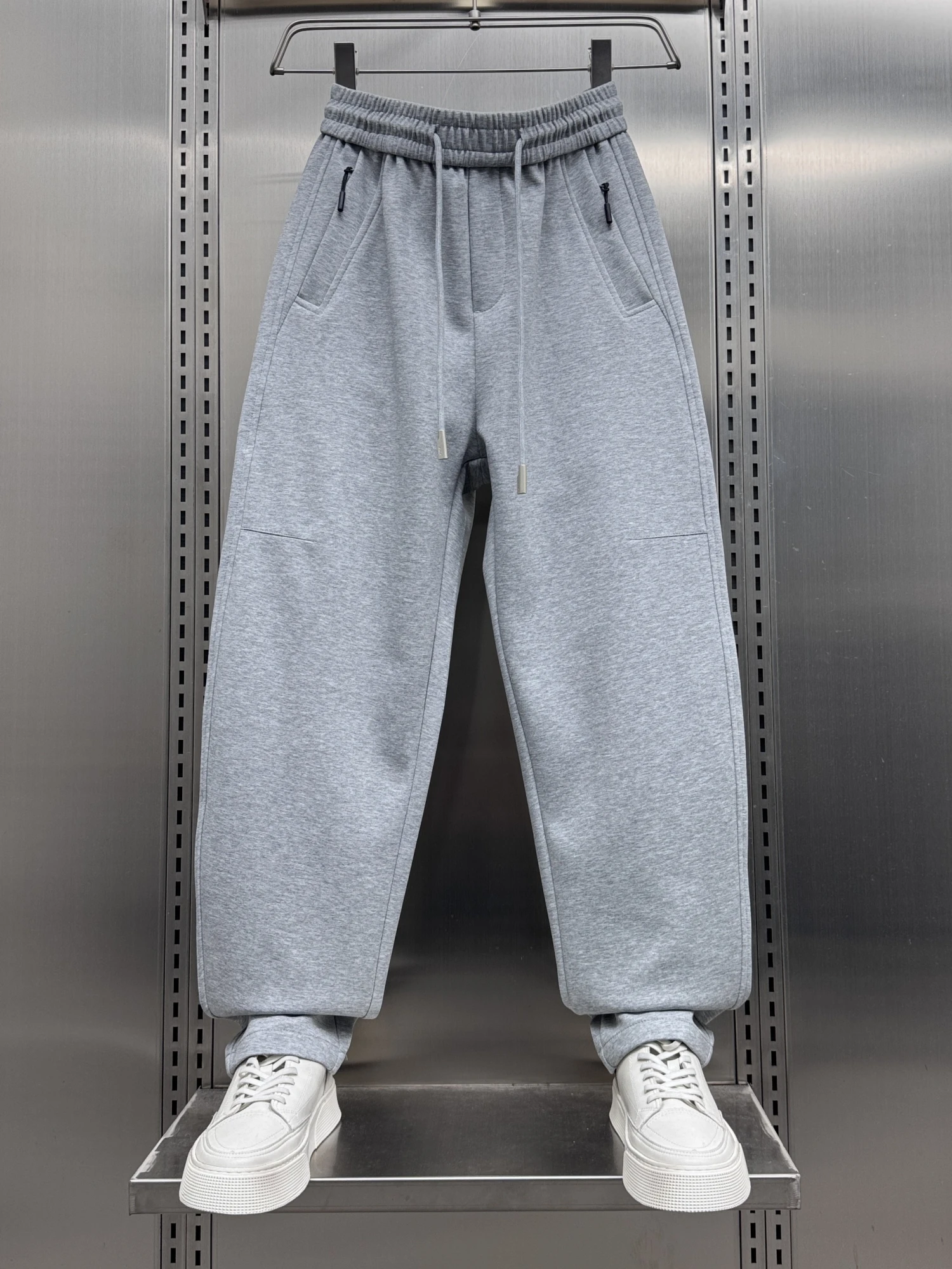 

Весна 2025: Мужские повседневные спортивные брюки прямого кроя, модные, молодежные, универсальные, свободного кроя, с эластичным поясом