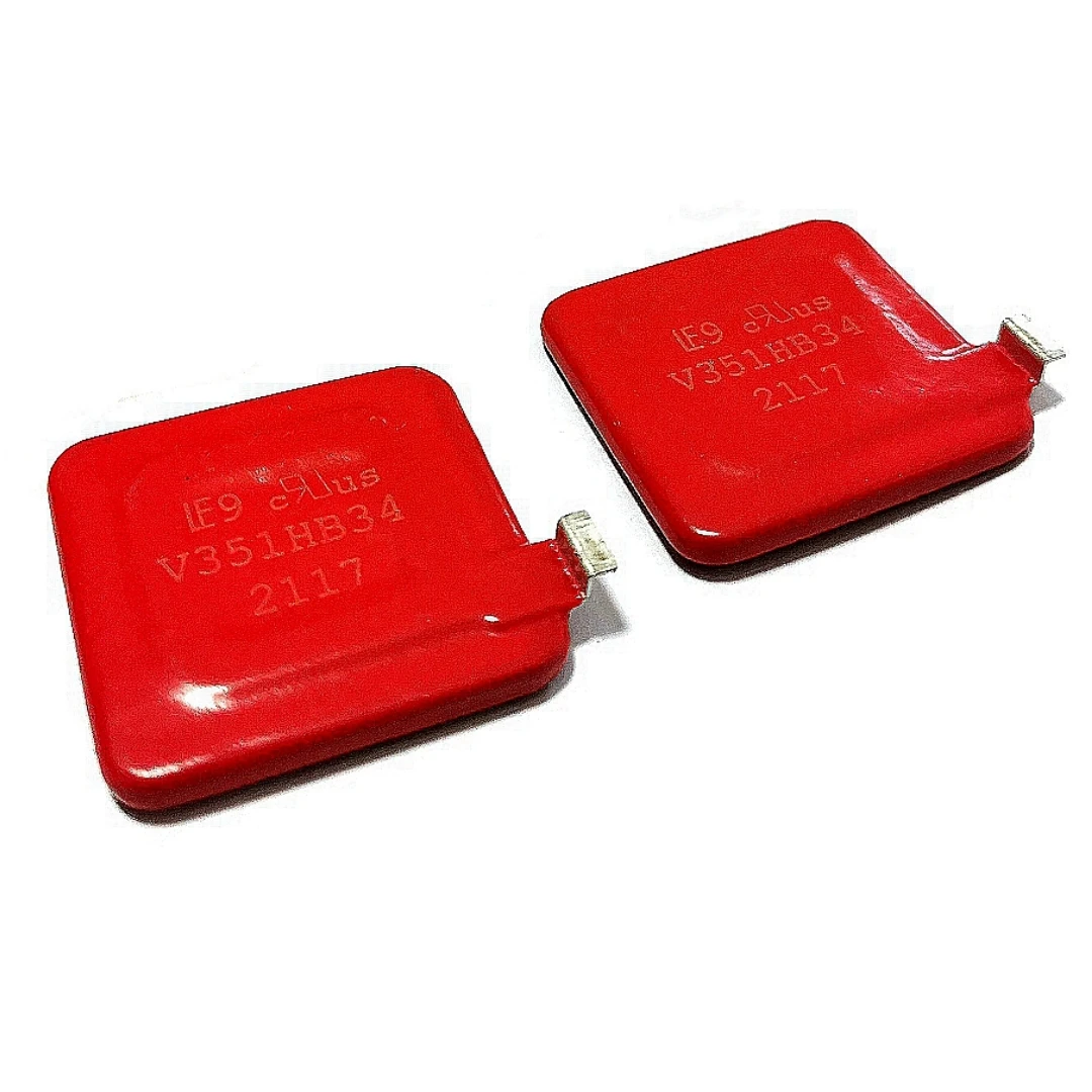 1/10PCS Litteifuse V351HB34 High Power Red Varistor 549.5V 40KA SQUARE 34MM Rheostat AC350V DC460V 3600pF 500W MOV V351HB34X