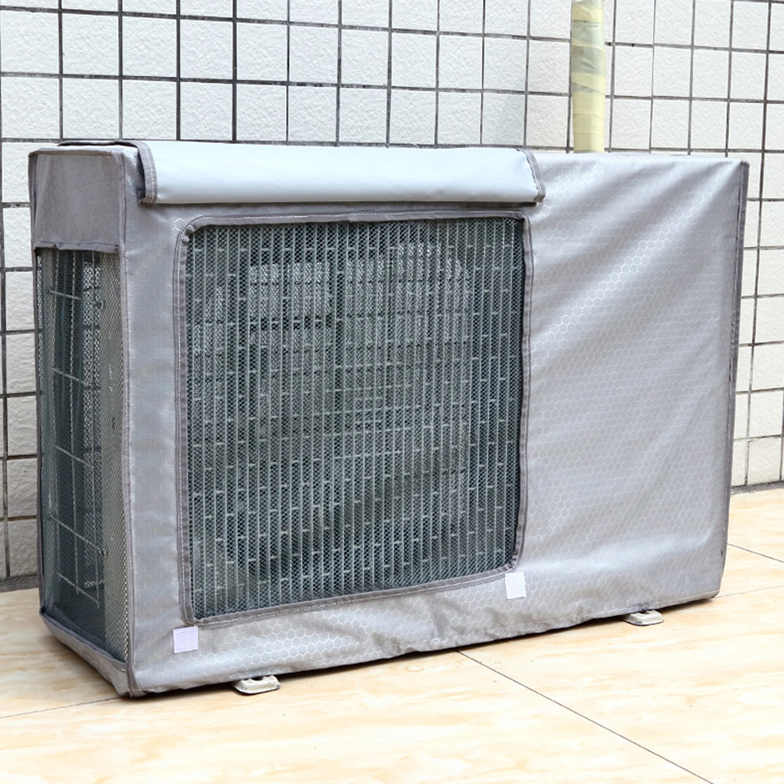 New Air Conditioner Outdoor Covers Outside Units Waterproof Cover Protective Dust-proof Outdoor Window Mesh AC Cover