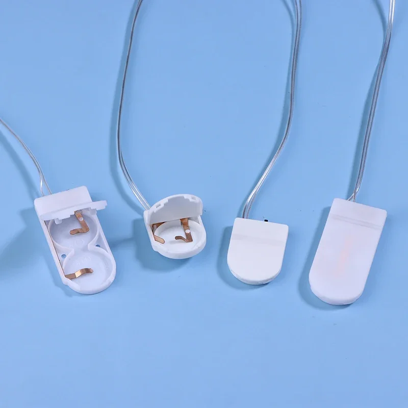 10 قطعة حامل البطارية عملة حامل الخلية 1X3 فولت/2X3 فولت CR2032 LIR2032 حامل البطارية زر حامل البطارية مع خط على إيقاف التبديل