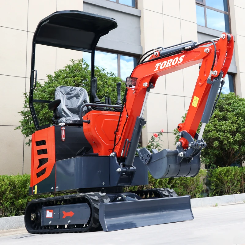 1 Ton Excavators CE/EPA Compact Mini Hydraulic Digger Mini Excavators E Certificated Mini Excavator Mini Digging Mini Excavator