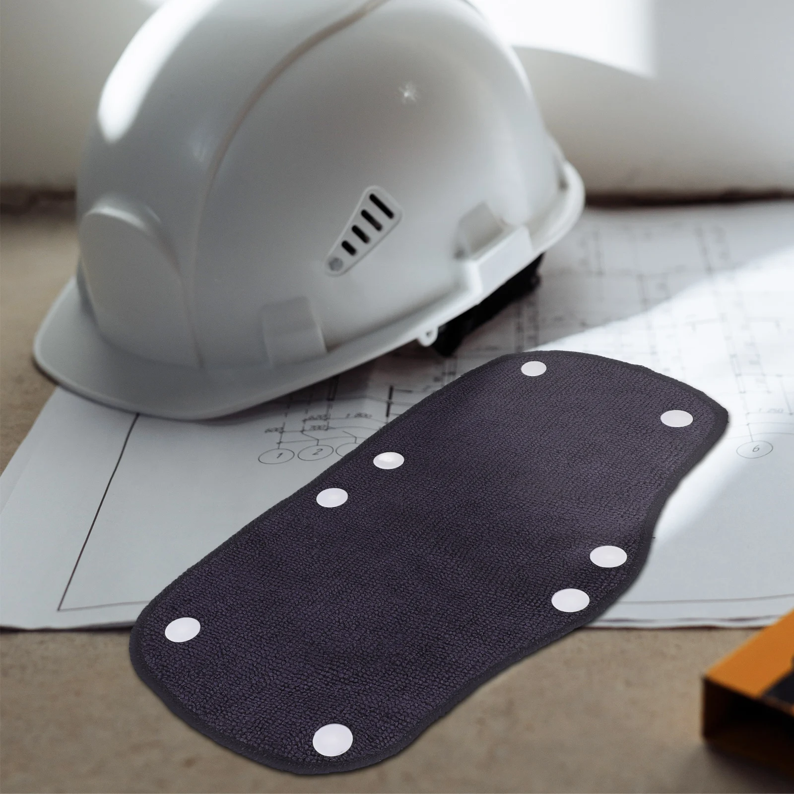 

10pcs Safety Hat Liners Hard Pads Cotton Soft Replaceable Sweatband for Construction Hardhats Washable Reusable