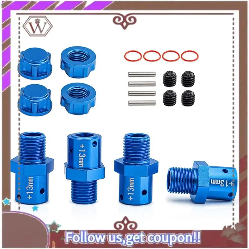 Комплект разъемов ABBG-RC для обновления автомобиля 13 мм для Arrma1/8Kraton Typhon1/7 Bigrock, аксессуары для обновления радиоуправляемого автомобиля, синий
