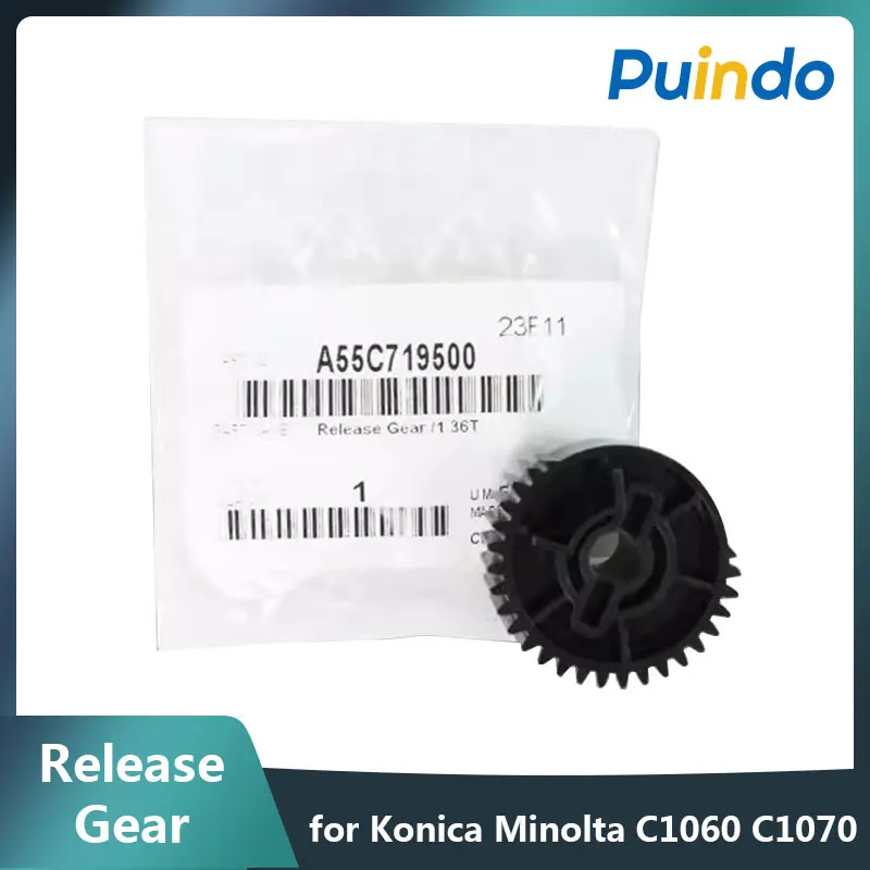 

Genuine A55C719500 Release Gear /1 36T for Konica Minolta C1060 C1070 C1085 C1100 C6085 C6100